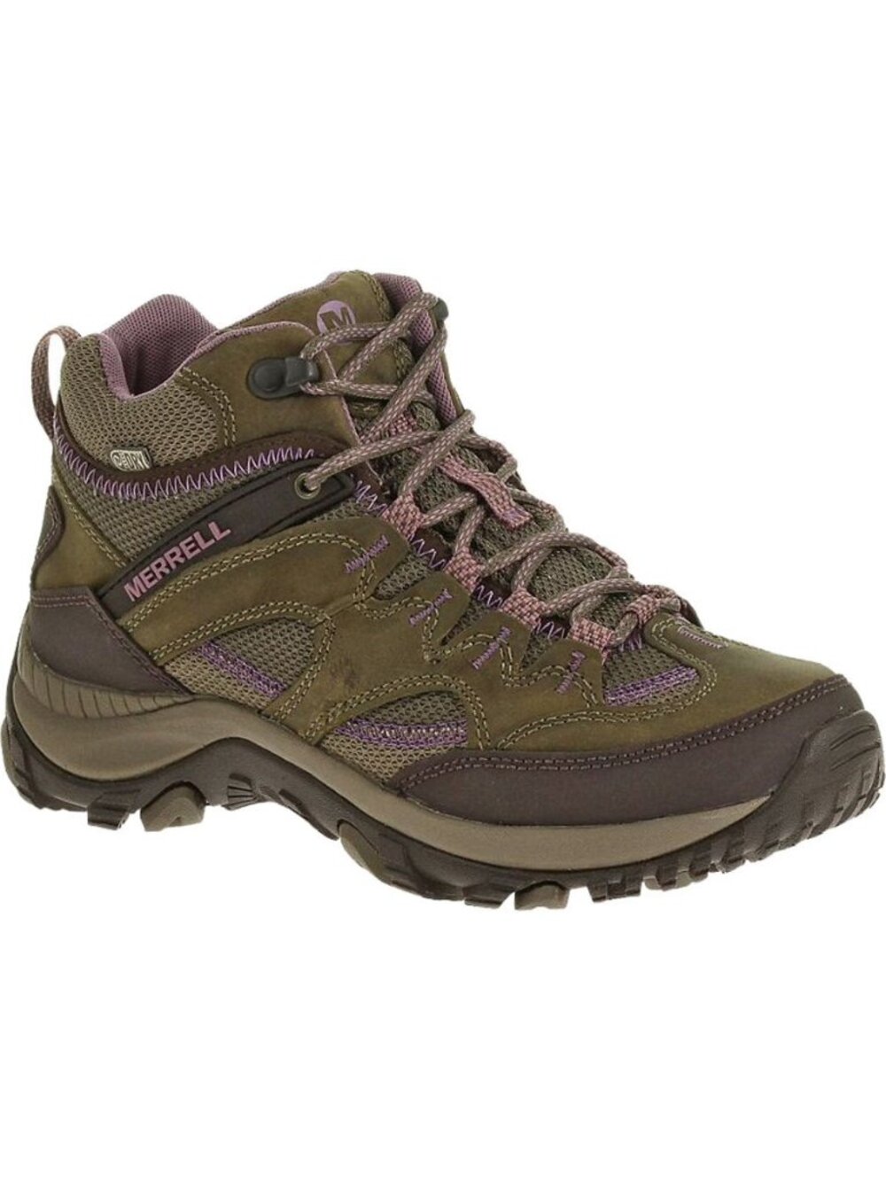 Merrell Salida Moab Brindle Hiking Boots J48322 Leather Mid Top Lace Womens 7.5